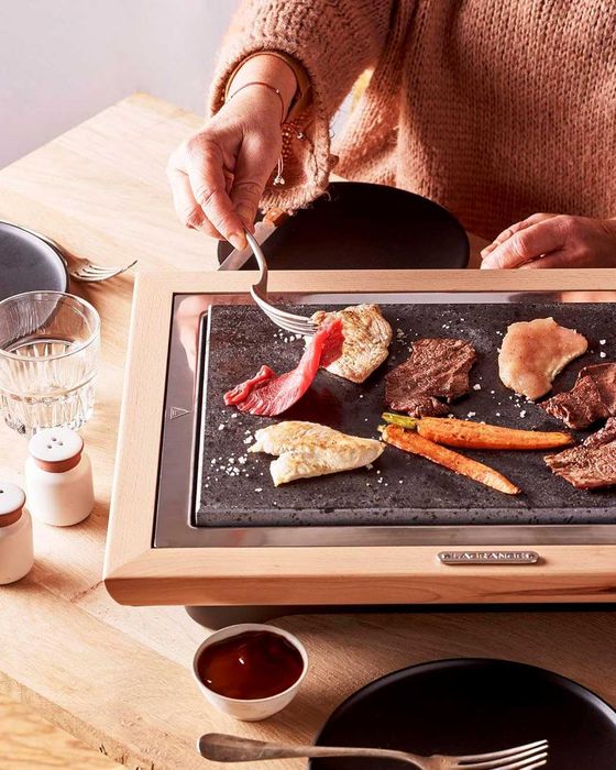 Грил/Скара с Естествен Камък, 1100W LAGRANGE Grill Stone Deluxe 199005