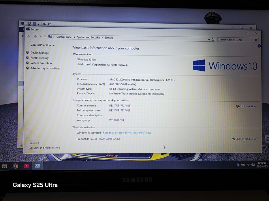 Laptop Samsung office