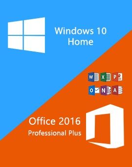 Лицензионные ключи активации для Windows 10 Home + Office 2016 ProPlus