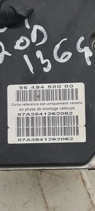 Pompa abs Peugeot 307 motor 2.0 hdi ,136 cp,an 2002-2007