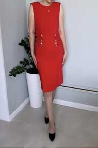 Красное вечернее(коктельное) платье