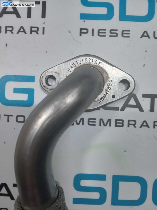Teava Conducta Racitor Gaze Volkswagen Passat B6 1.9 TDI BKC BXE 2005 - 2010 Cod 03G131521AF [258M6]