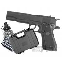 FULL METAL! Pistol airsoft COLT 1911 Semi-Auto (4,8 J) Propulsie co2