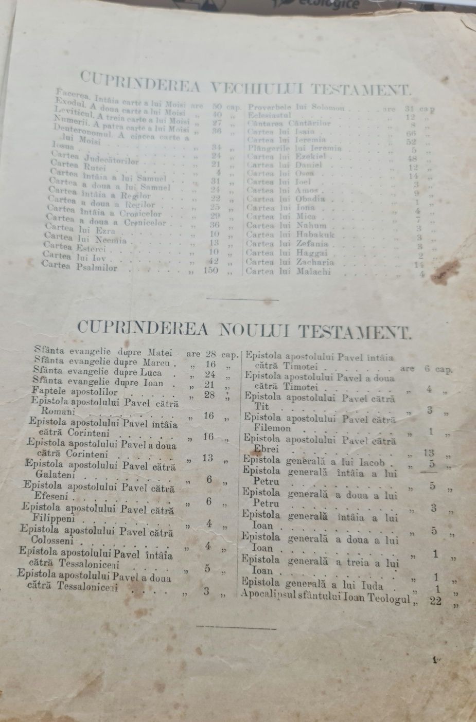 Vând Biblie 1921