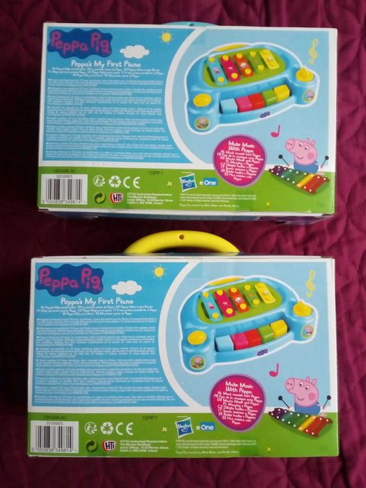 Дистанционно за кола с ключове Kaichi.Peppa Pig 2 в 1 - пиано-ксилофон