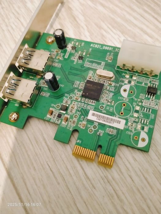 PCI адаптер USB-портов 3.1
