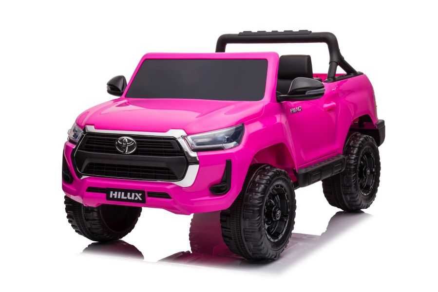 Masinuta electrica pentru 2 copii 4x4 Toyota Hilux 12V 14Ah, pink
