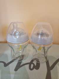 Стъклени и пластмасови шишета Chicco за новородено