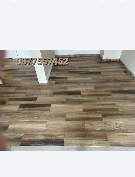 Поставяне на ламиниран паркет ( фаянс Теракот)