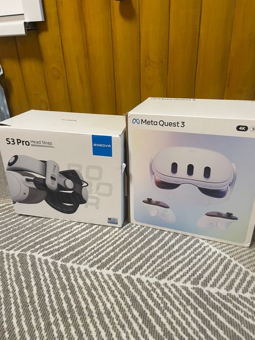 MetaQuest 3 512gb + Шлем BoBo VR S3 Pro