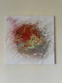 Абстрактна картина "The dragon", рисувана с акрилни бои