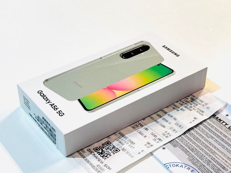 НОВ! Samsung A56GB 128GB Гаранция 2 години