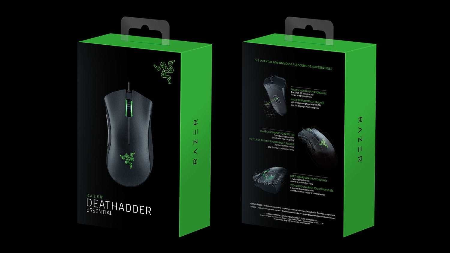 Геймърска мишка Razer Deathadder Essential 2022