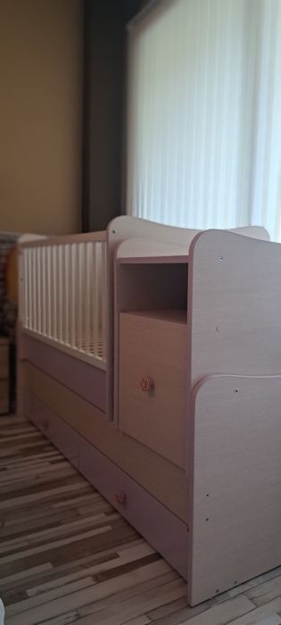 Детско легло с шкафове и две чекмеджета BERTONI