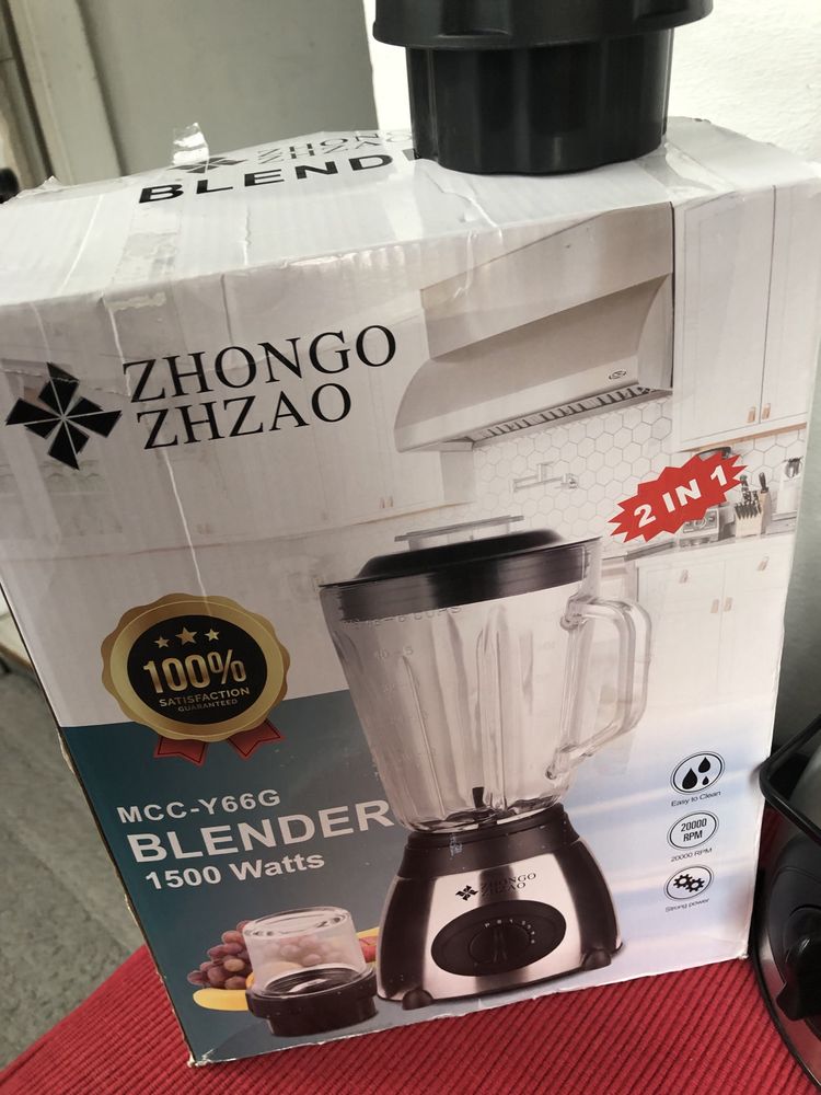 Blender mixer robot 1500w vase sticla