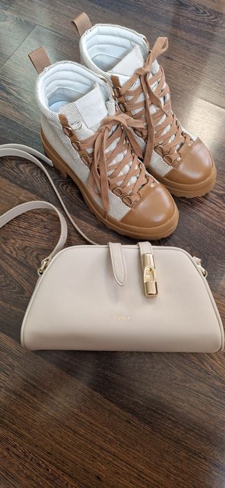 Furla боти и чанта
