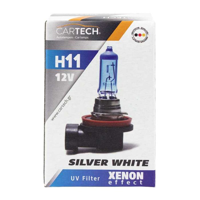 КРУШКА H11 – 12V/55W – PGJ19-2 Super White CarTech