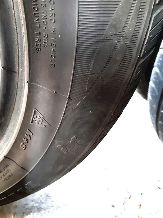 2 Anvelopă 205/55 R16 iarnă M+S 205 55 16 M&S cu fulgul de zăpadă MS
