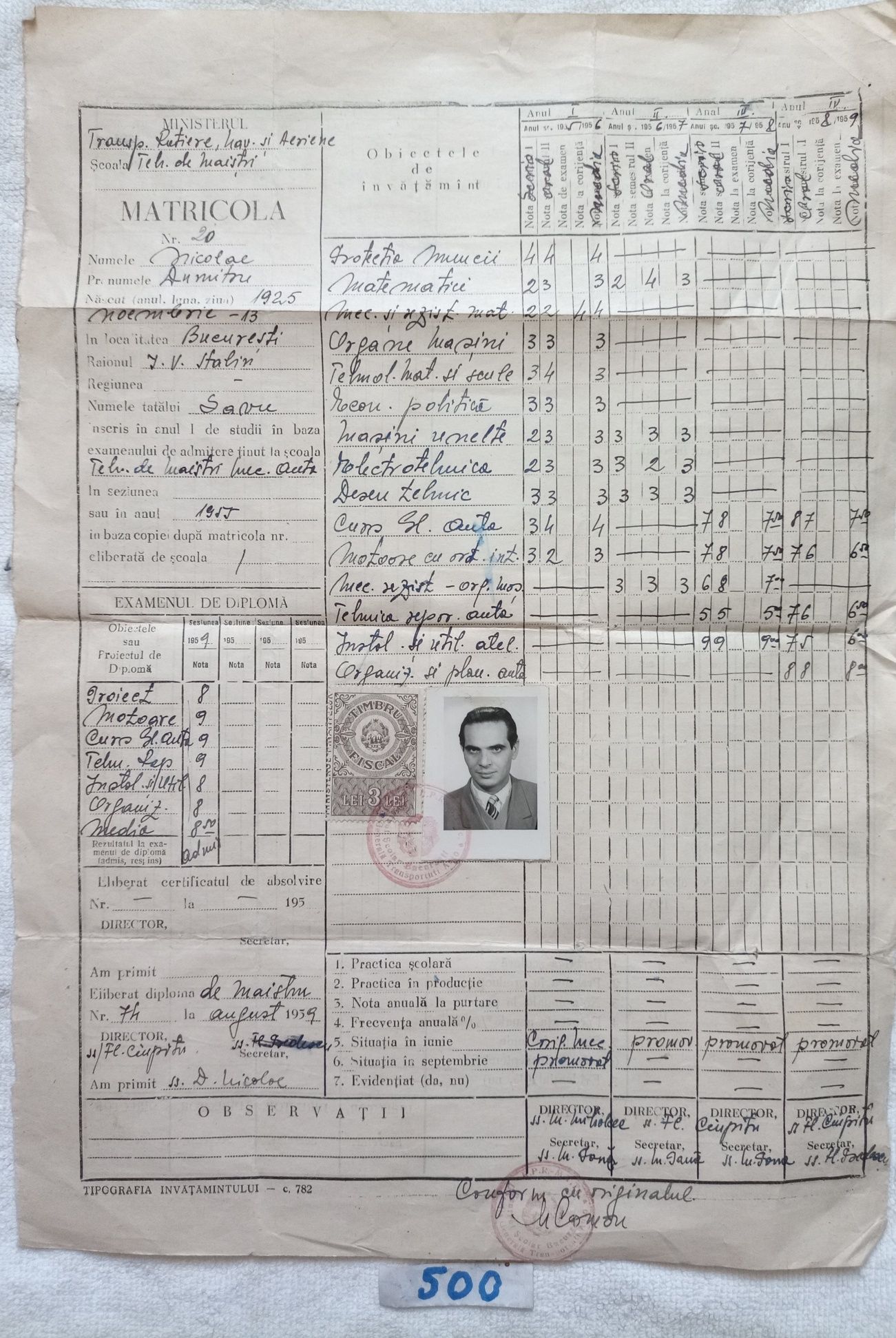 Diplome de colecție nu trimit în țară predare personal prefer în centr