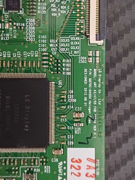 tcon TV LG 6870C-0450A compatibil cu Philips 42PFL6008K/12