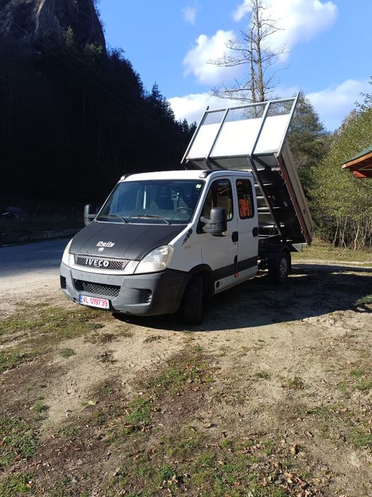 Iveco daily doka 6 locuri si bena basculabila cu klima, carte RAR