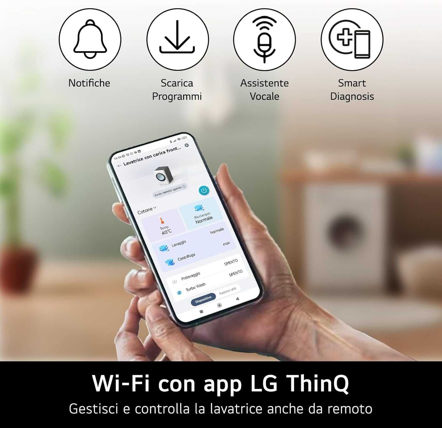 Пералня LG AI DD F0P3020TSWC 20 кг