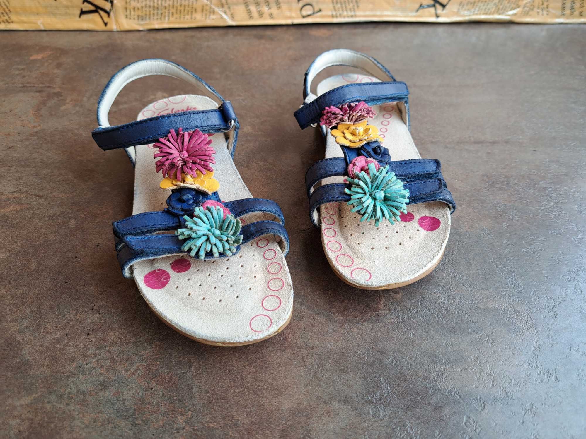 детски сандали,Clarks,летни отворени обувки за момиче,номер30