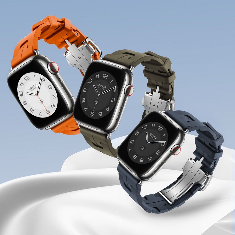 Hermès design Каишка за Apple Watch ULTRA/SE/SE2/10/9/8/7/6/5/4/3