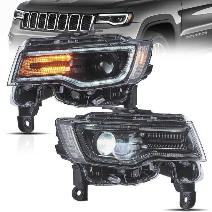 Комплект фарове Jeep Grand Cherokee FULL LED DRL WK2 2014 - 21г.