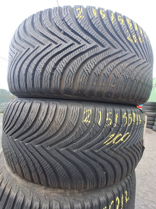 4 anvelope iarna 215/55r17 Michelin Montaj Gratuit