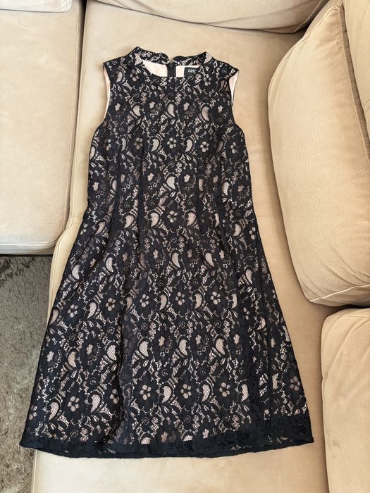Рокля черна дантела - размер S