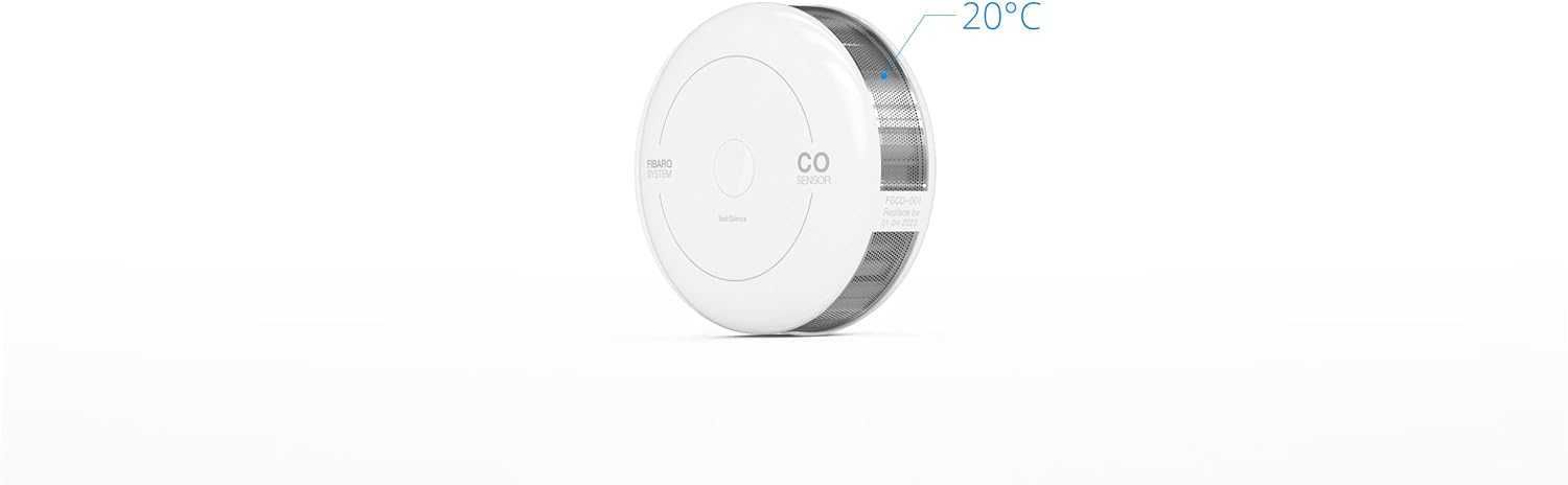 Senzor gaz Fibaro iOS Bluetooth, monoxid de carbon și temperatură. Nou