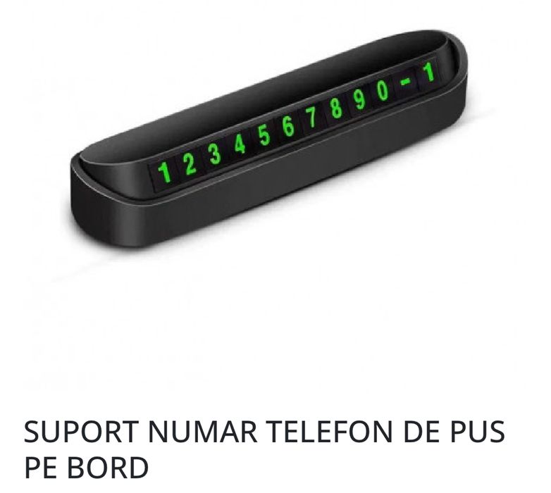 Suport magnetic tefon/wirless, priza bricheta,numar telefon