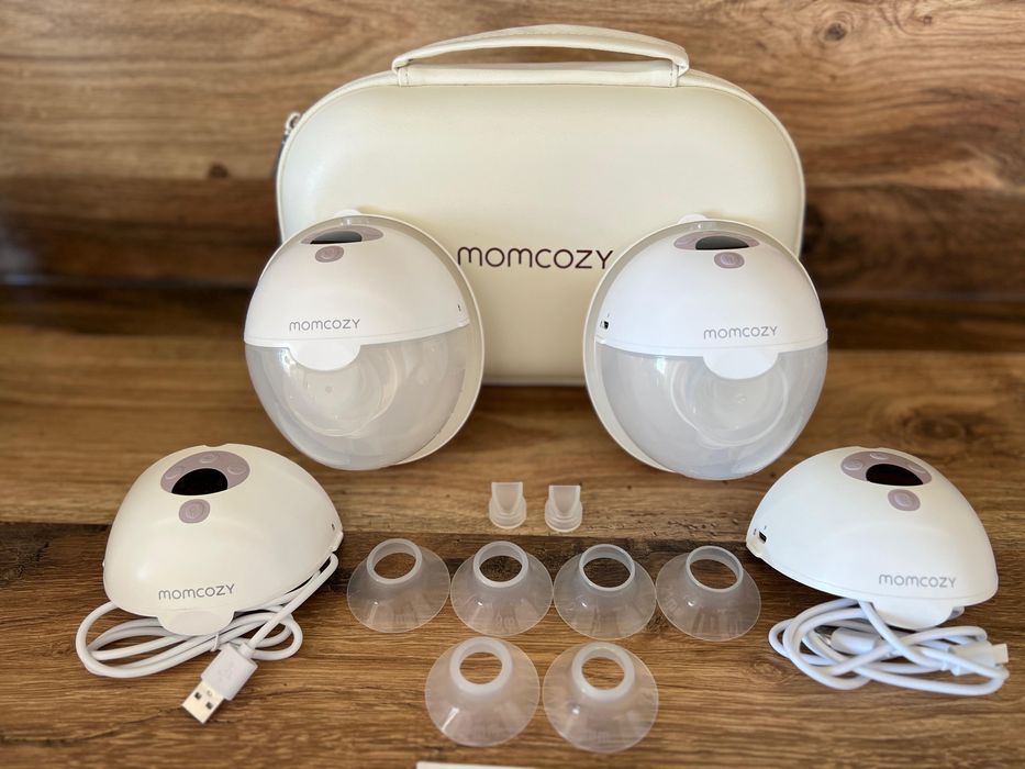 Pompa de san dubla momcozy M5 completa+accesorii extra