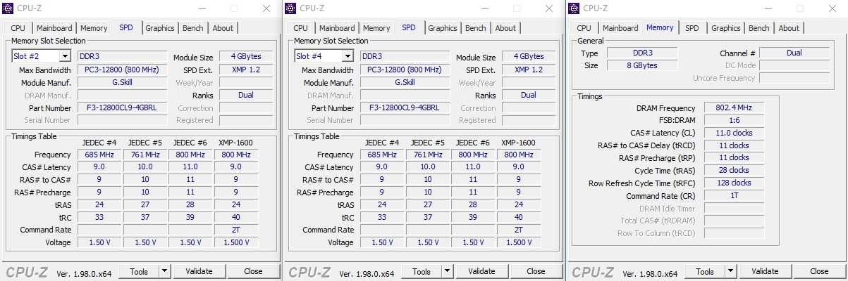 DDR3 рам памет G.skill RipJaws 8GB kit (2x 4GB) 1600MHz