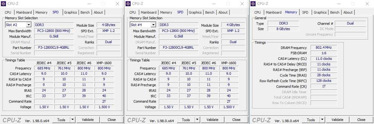 DDR3 рам памет G.skill RipJaws 8GB kit (2x 4GB) 1600MHz