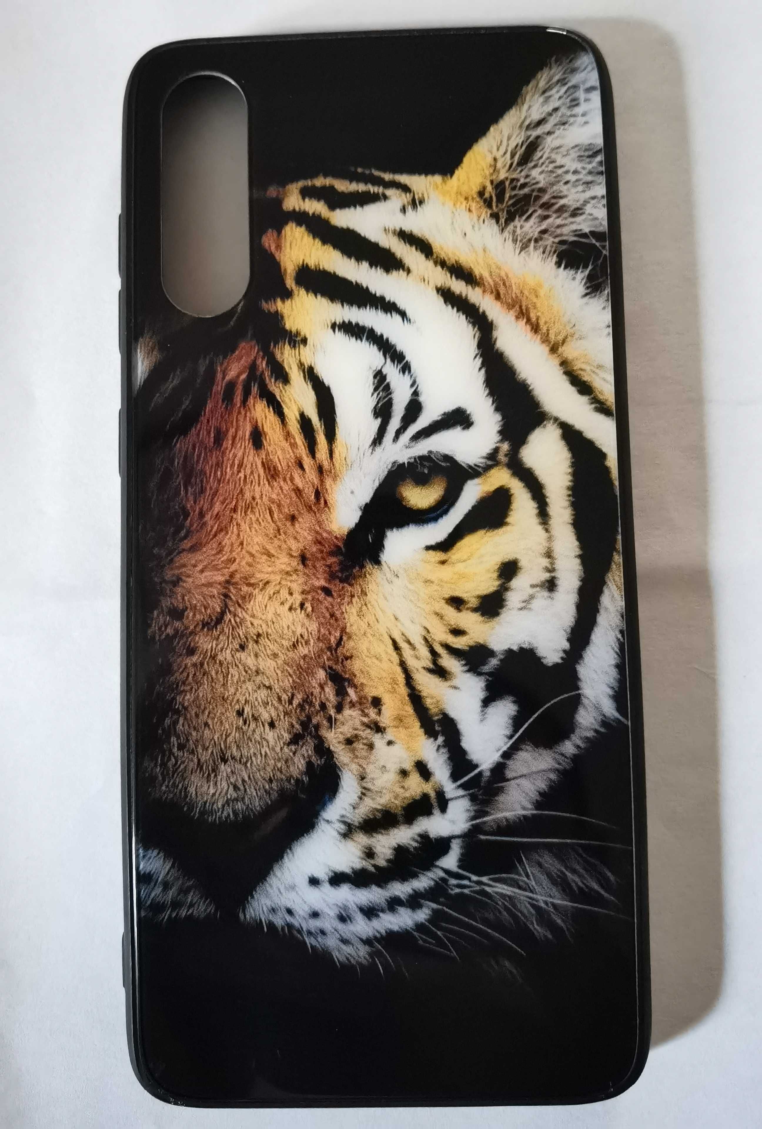 Husa Samsung Galaxy A70-CUBZ Glass Case Tiger