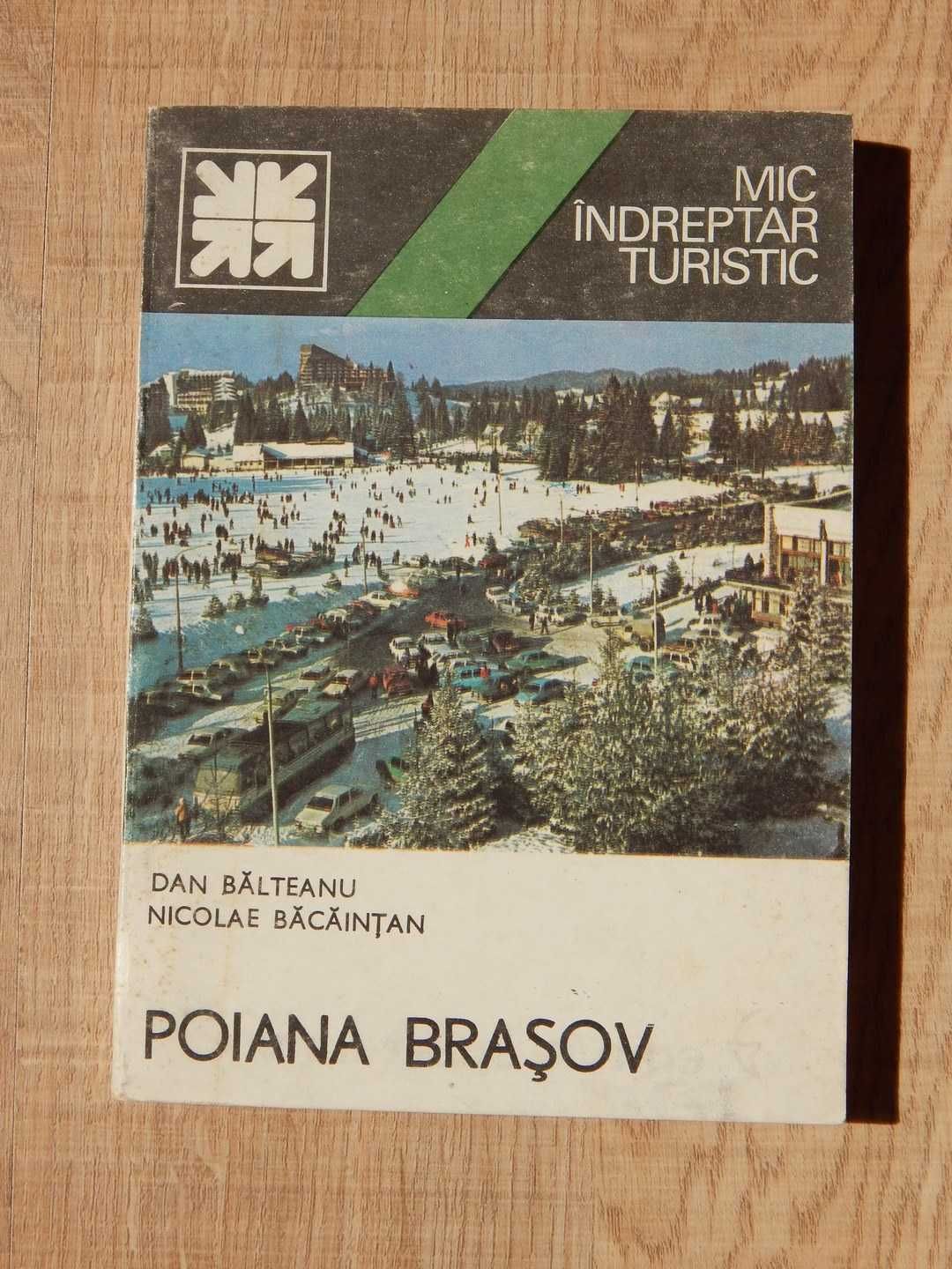 Mic indreptar turistic Poiana Brasov cu harta ed Sport-Turism 1983