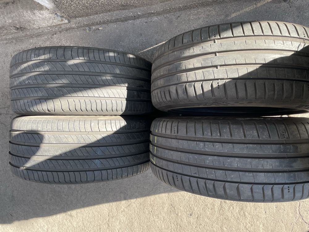 4 бр. летни гуми Michelin 255/40 R19 Primacy & Pilot Sport-отлични