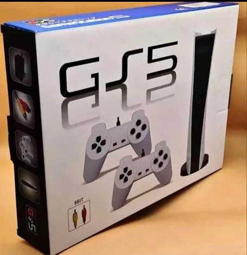 Game Station 5 Consolă jocuri video fir USB 200 jocuri 8 biți GS5 TV