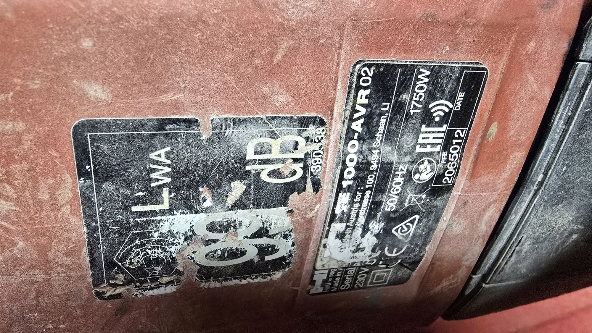 Hilti te 1000 avr