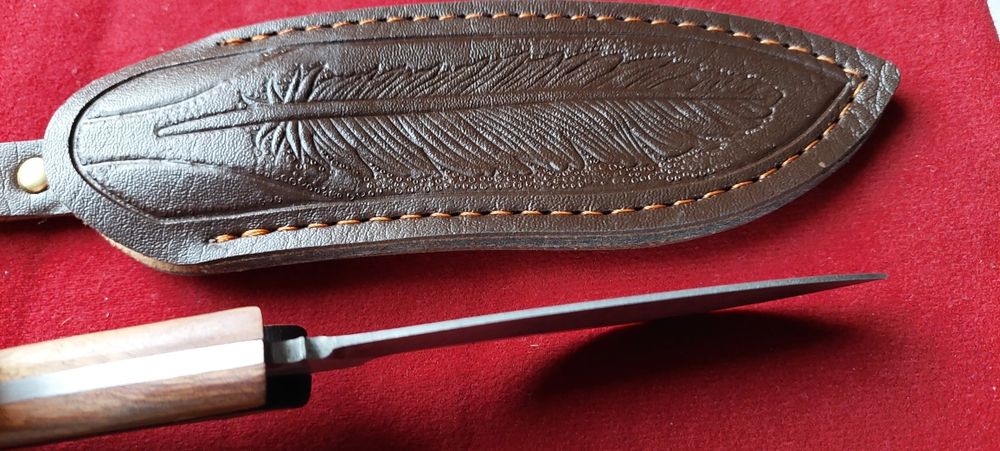 Уникален нож перо от дамаска стомана