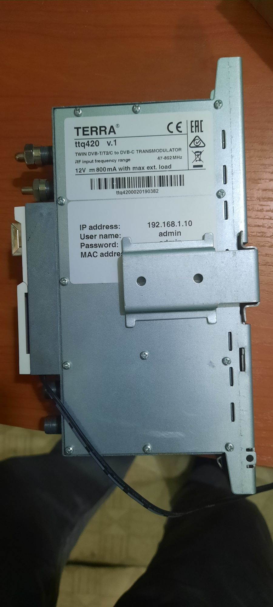 Трансмодулятор dvbt2 на dvbc