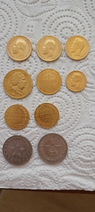 Продавам златни и сребърни монети за инвестиция