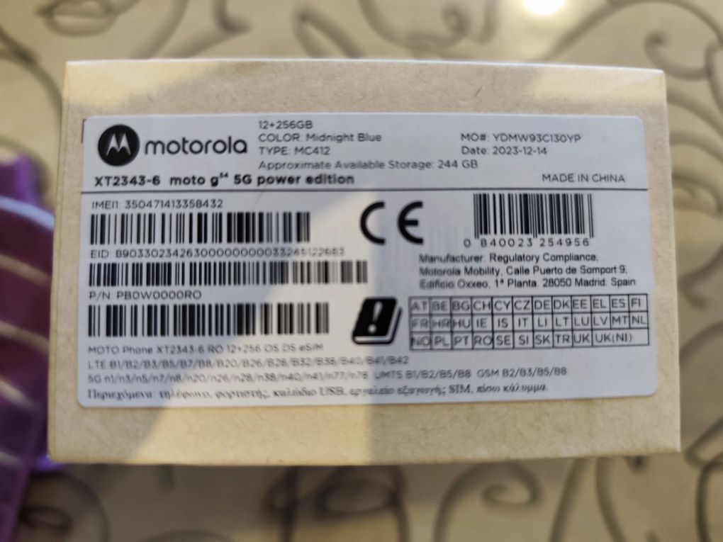 Motorola G54 12ram/256rom 5G