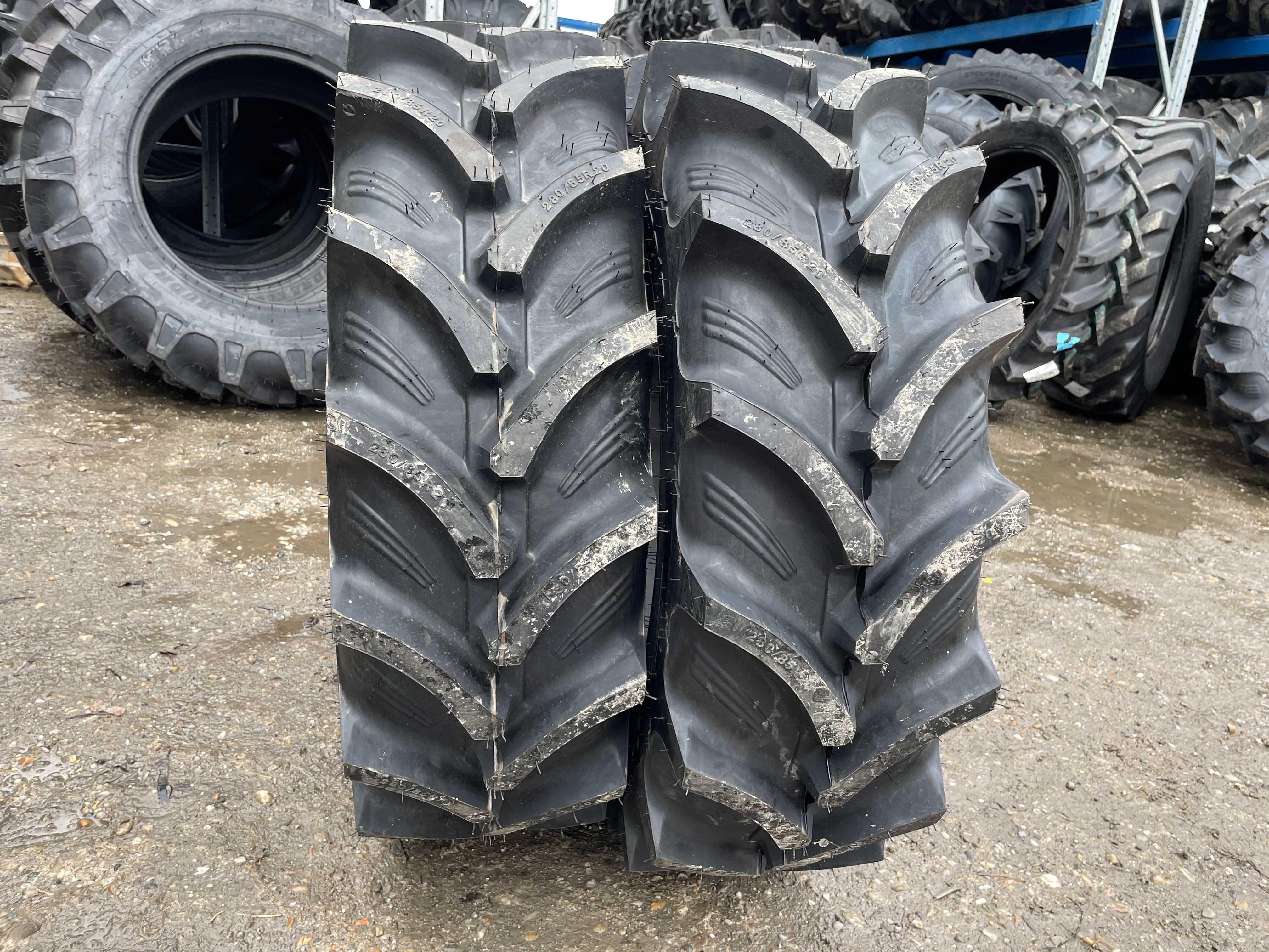 Cauciucuri radiale noi marca OZKA 280/85R20 pentru tractor fata