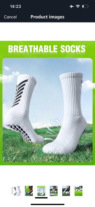 Футболни Чорапи Anti Slip размер 42-45