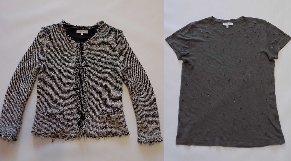 жилетка iro тениска пуловер блуза поло фанела оригинална дамска S/XS