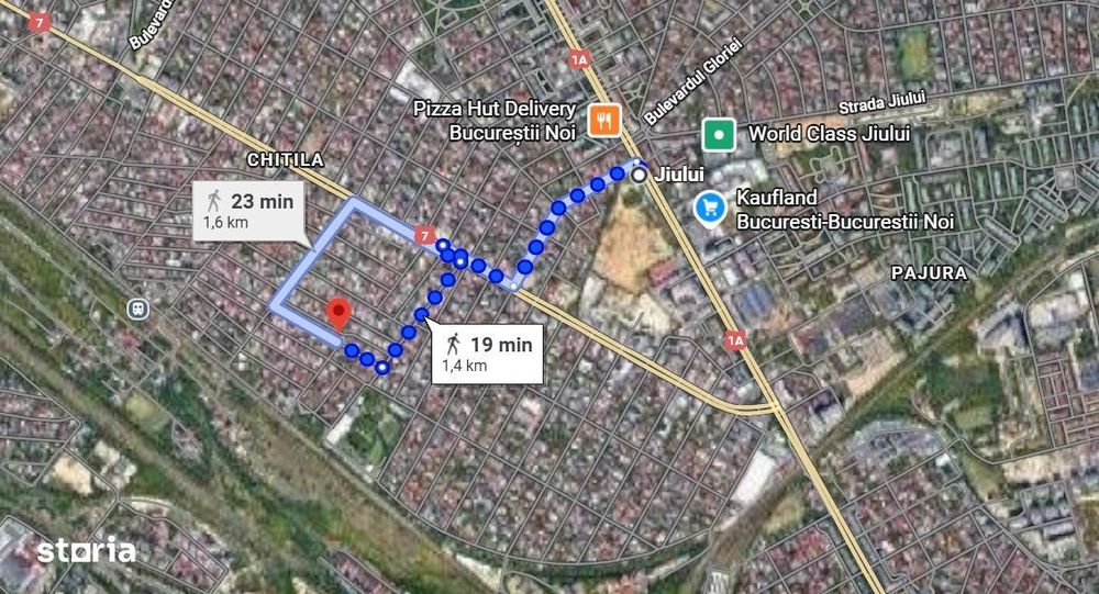 Teren 204 mp, Chitila - Bucuresti - 20 min metrou Jiului
