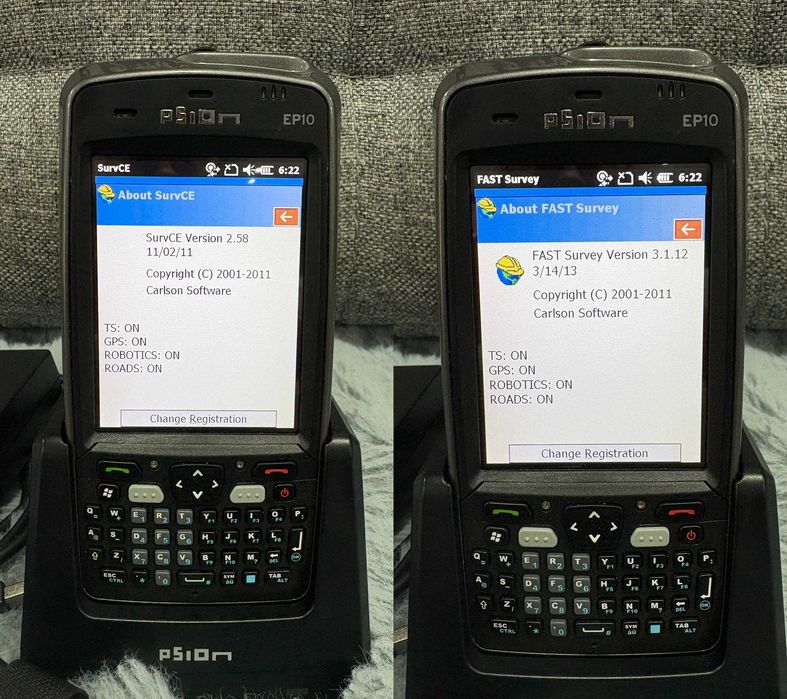 Controler NOU MOTOROLA PSION  SurvCE 2,58,  Fieldgenius 12  RTK GPS